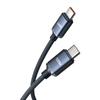 Jingyao 120 Вт Двухпортовый кабель Type-C для быстрой зарядки Apple, Huawei, ноутбука и автомобиля.