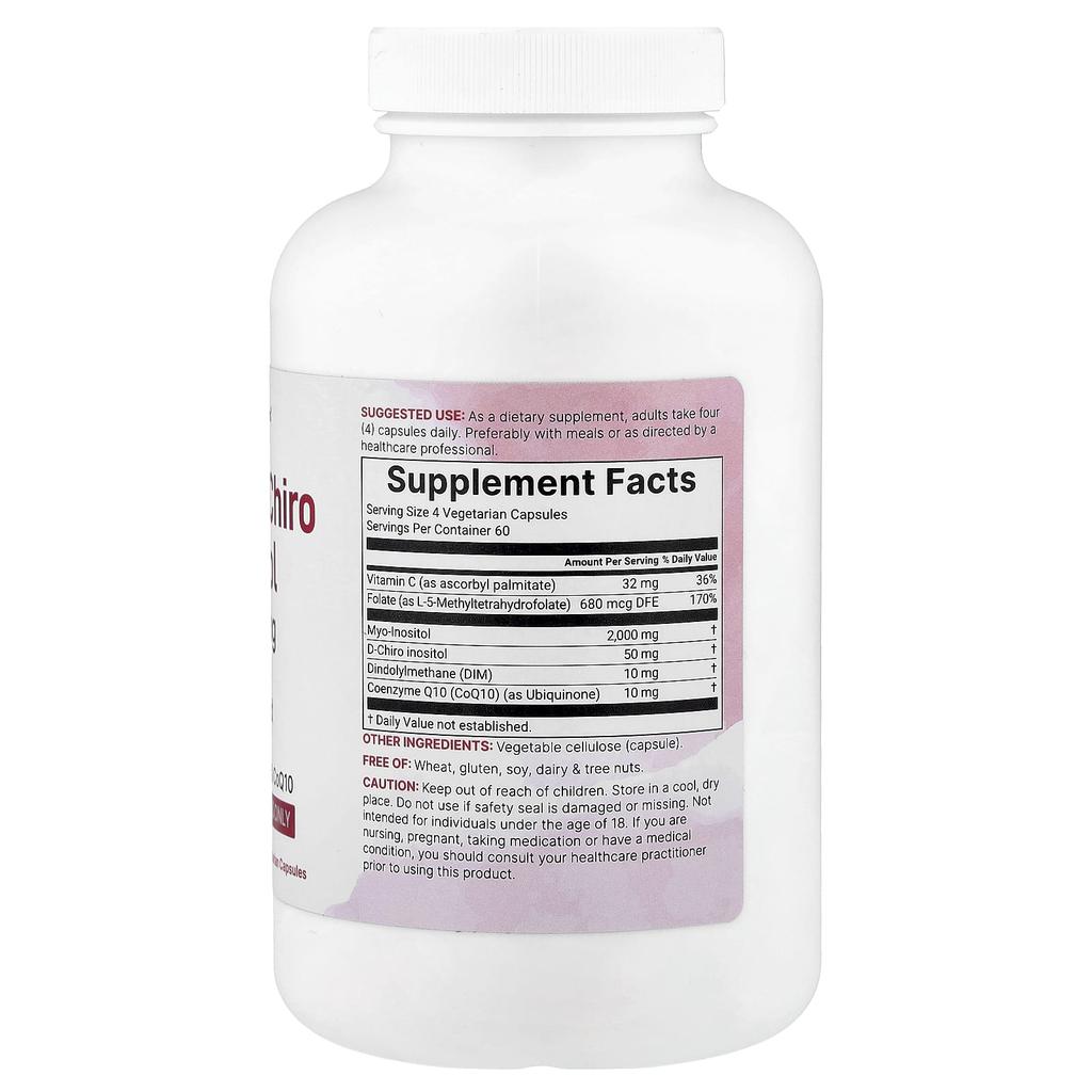Micro Ingredients Мио д-Хиро-Инозитол, 240 вегетарианских капсул
