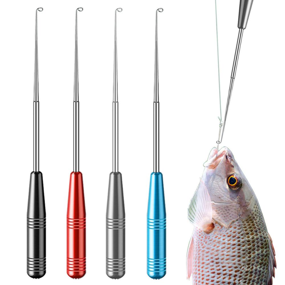 1/2pc New Stainless Fish Hook Remover Extractor Tool For Fishing Safety Fishing Hook Extractor Detacher Rapid Decoupling Fishing