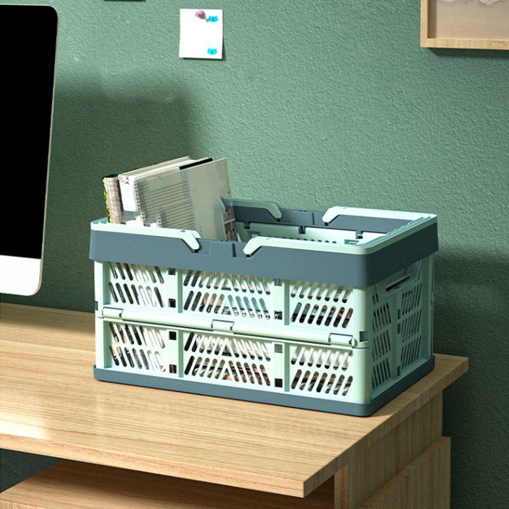 Thickened Portable Picnic Basket Stackable Plastic Storage Box Fruit Vegetable Storage