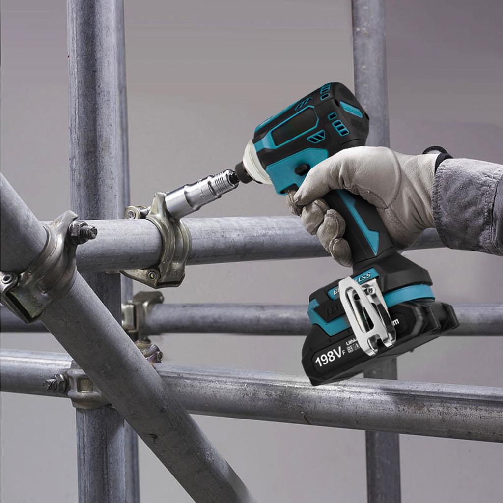 10000 об/мин Портативная электрическая отвертка Бытовой ремонт Ударный инструмент Аккумуляторная Бесщеточная Ударная дрель