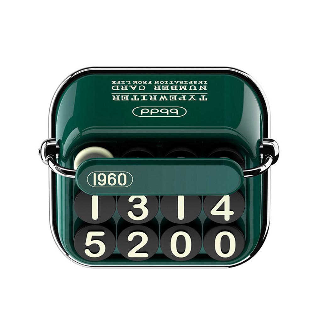 Аксессуары для салона автомобиля Ретро пишущая машинка Временная парковочная карточка Лицензия автомобиля Знак «Стоп» Номер телефона Табличка