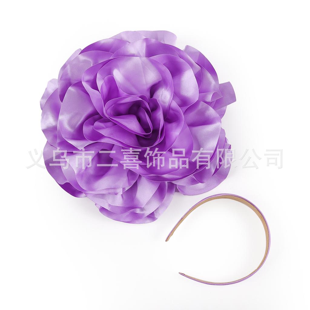 New European and American fashion head flower horse racing festival ball banquet exaggerated flower hair accessories headgear