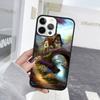 Ручная роспись Дом Красивый Пейзаж Чехол для телефона Для iPhone 17 Air 15 16 Чехол  11 13 14 Pro Max 12 Plus Max XR