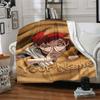 Naruto Character Customize Text Blanket Multi-purpose Personalized Blanket Soft Warm Cozy Versatile for Nap Home Decor Couch Livingroom