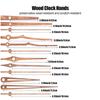 Часовой механизм с деревянными стрелками, супер тихий ход часов, работающий от батареек, комплекты для замены запасных частей для часов