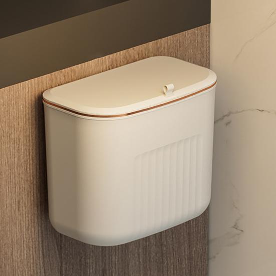 Прочный несущий подвесной мусорный бак большого калибра с крышкой, пробивая свободную кухню, настенный мусорный бак большой емкости, товары для дома