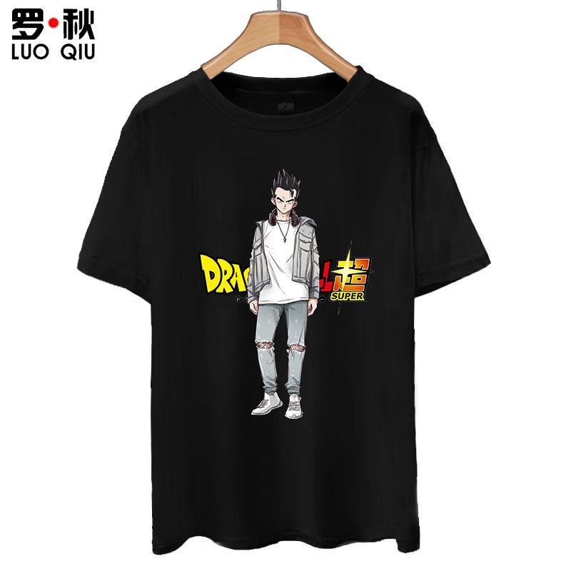 Dragon Ball Joint Name Wukong Vegeta Riman Peripheral Ins Short Sleeve TShirt Mens and Womens Cotton Short Sleeve Clothing