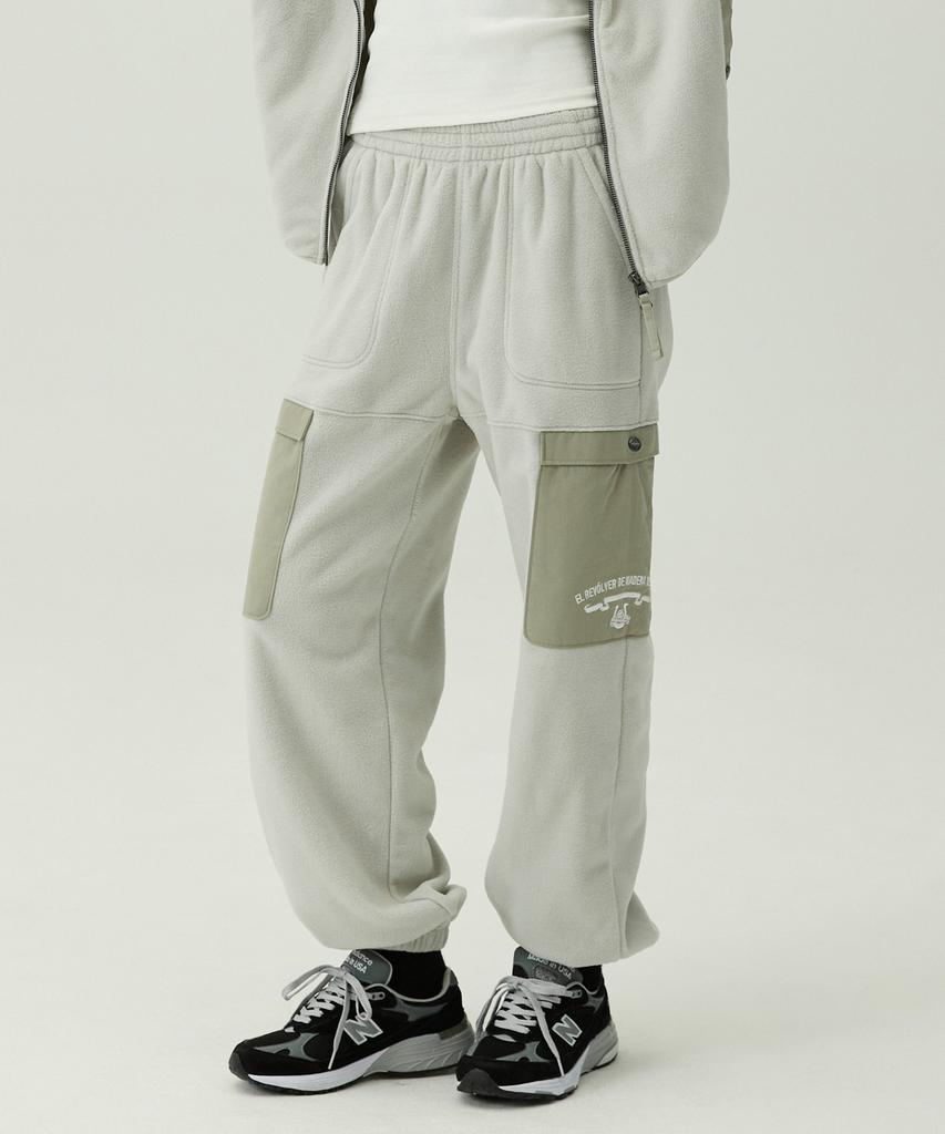 MAGOODGAN Jogger 3102B Fleece Ripstop Mix Light Grey Pants
