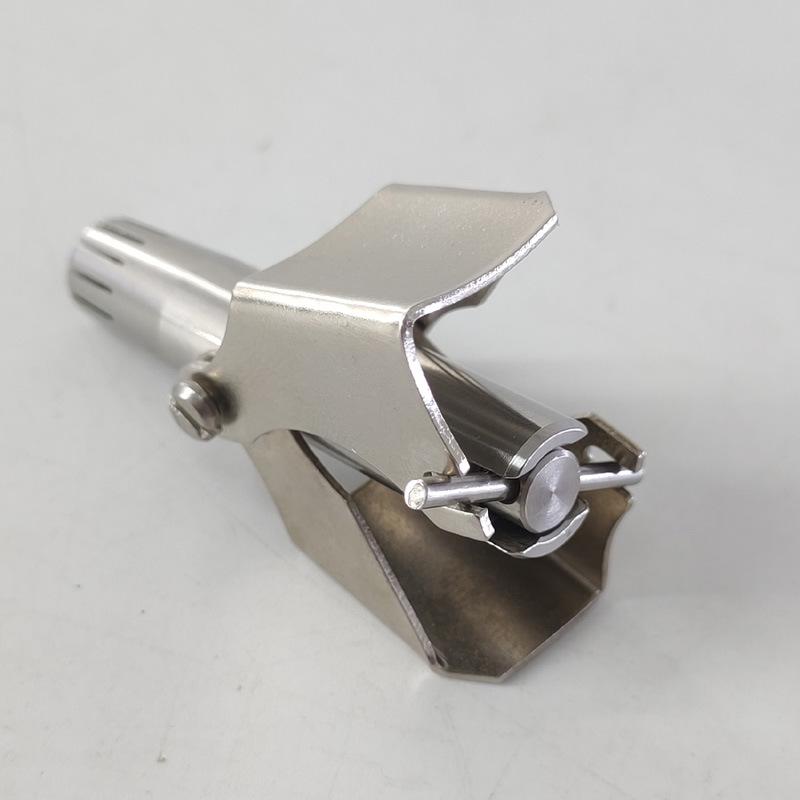 Ручной триммер для волос в носу из нержавеющей стали для мужчин - Инструмент для бритья ноздрей