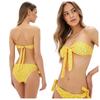 Retro swimsuit with polka dots, two-piece tie-up, pin-up, pool, s Retro swimsuit with polka dots, two-piece tie-up, pin-up, pool, M
