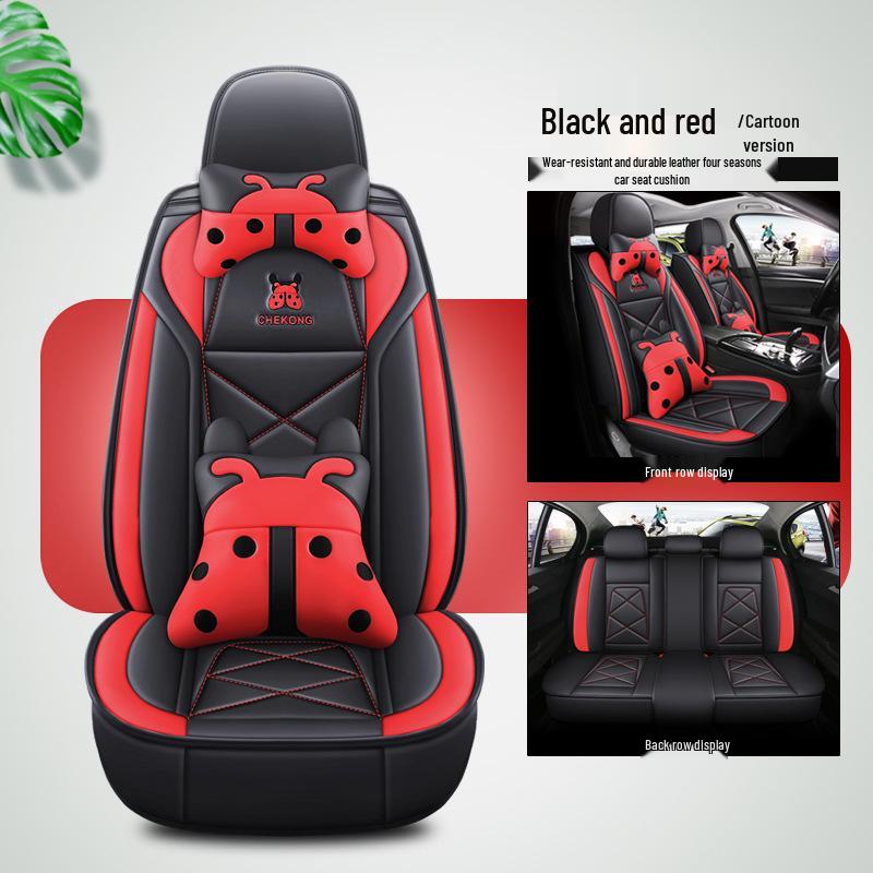 2021 Universal Cartoon Car Seat Cushion & Cover for All Seasons