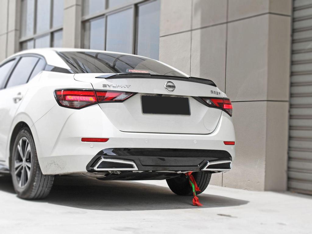 Подходит для Sylphy 20-го поколения: Задний диффузор и передний сплиттер, Задний бампер в стиле 14-го поколения, Передняя губа, Пороги и задний спойлер.