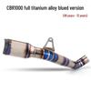 Титановый сплав AR Выпускная труба для CBR1000RR (2008-2012) Модифицированные детали