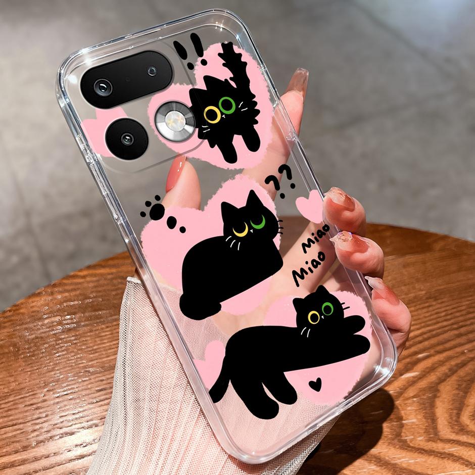 Чехлы Для OPPO Realme 16 Pro 16 Pro Plus Девочка с Желтой Уткой Антизагрязняющий Модный Прозрачный Корпус Для Realme 16Pro 16 Pro+ Fundas