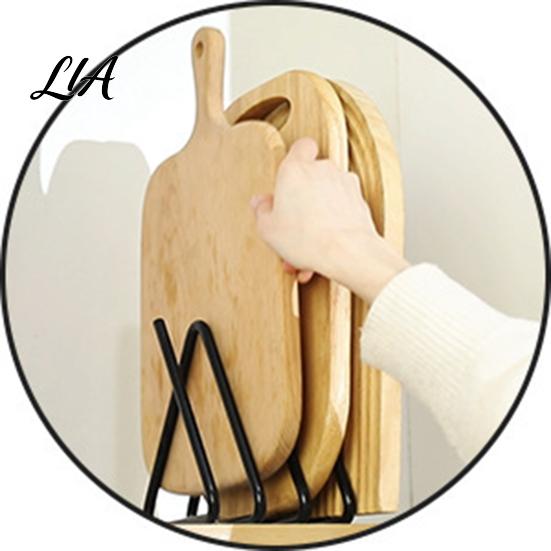 Drainage Rack for Chopping Boards Metal Cutting Board Holder Kitchen Countertop, Multi?Slot Organizer Stand Countertop Lid Boards, Lids, Bakeware