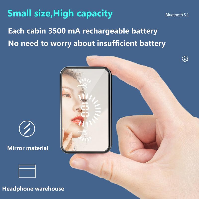 Новый TWS Bluetooth 5.1 Наушники 3500 мАч Зарядное устройство Беспроводные наушники 9D Стерео Спорт Водонепроницаемые наушники Гарнитуры HIFI Стерео IPX7