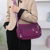 Stylish Crossbody Bag for Women Lightweight Large Capacity Nylon Shoulder Bag Multi-Pocket for Daily Use Commuting