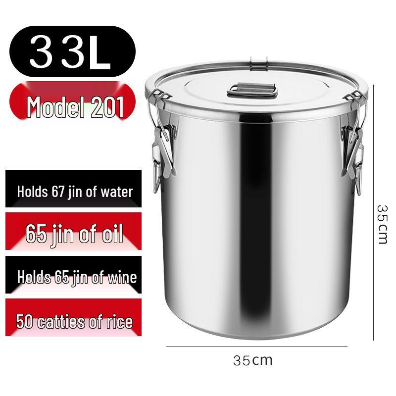 Герметичный многоцелевой бочонок из нержавеющей стали 304 для хранения вина, чая, молока, для ферментации, масла или риса