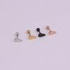 Vogue Small Cartilage Stainless Steel 2022 New 1PC 20G Trend Screw Back Piercing Jewelry Stud Earring Charming