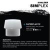 HALDER Simplex Sledge Hammer Polyethylene Diameter 141 (White) 3007.141