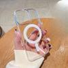 Applicable To IPhone16/14Pro Apple 15/13ProMAX Transparent Magnetic Magsafe Charging Mobile Phone Case Cover