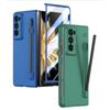 Матовый бронированный чехол для телефона Honor Magic V3 V2 VS2 PC Hard Shell Защита от ударов с закаленной защитной пленкой с держателем для ручки Складной чехол
