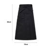 Unisex Waist Apron 3 Pockets Waiter Half Waist Apron New Short Half Waist Apron  Cafe Shop