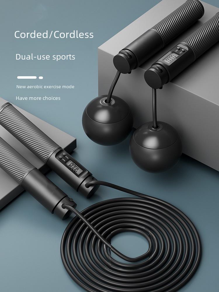 «Премиальная скакалка без веревки для женского фитнеса, счета и упражнений в помещении»