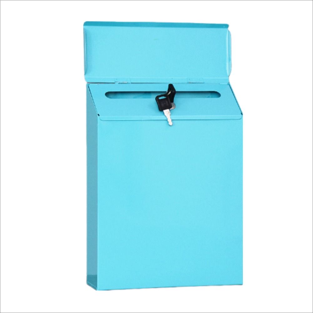 Запираемый почтовый ящик, железный ящик для газет, ящик для хранения писем в пасторальном стиле, офис