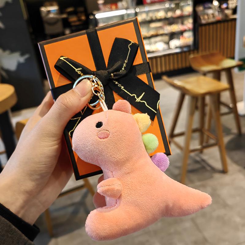 Плюшевый брелок Маленький Динозаврик - Милый кулон для сумок и рюкзаков