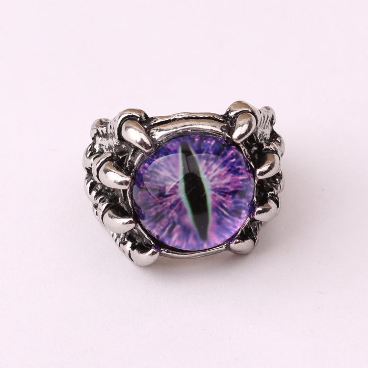 Ретро Панк Кольцо Дракон и Орлиный Коготь - Нержавеющая Сталь Открытый Дизайн для Мужчин и Женщин