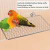 Bird Perches Platform Shelf Stand Stainless Steel Exercise Sturdy Construction Grinding Claws
