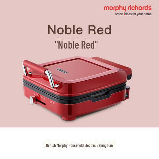 Многофункциональная электрическая сковорода для блинов и жарки Morphy MR8600 с автоматическим двухсторонним нагревом для домашних завтраков.