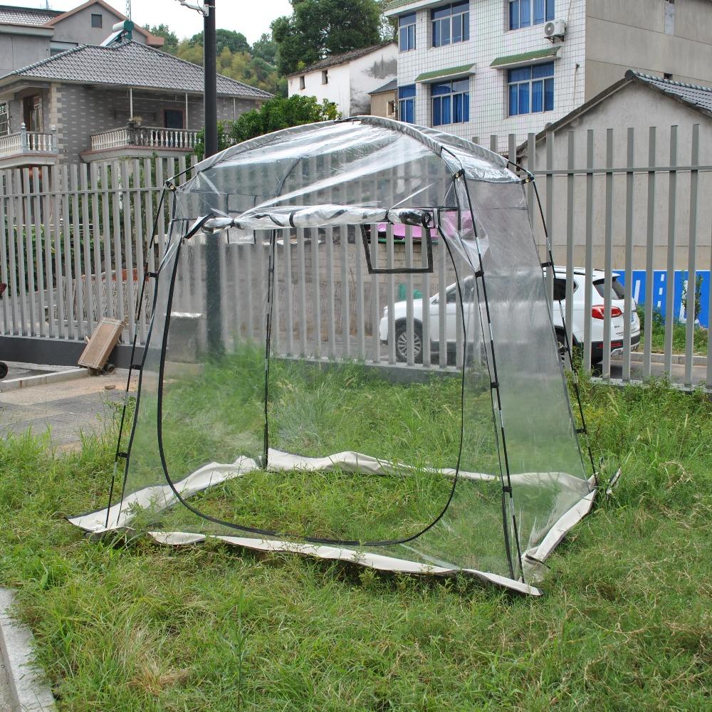 Прозрачная спортивная палатка на 2 человека, прозрачное купольное погодозащитное укрытие для мероприятий на открытом воздухе, футбола, рыбалки, иглу