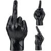 Personalized Middle Finger Statue Nordic Resin Figurines Craft Sculptures Ornament Home Office Decorations Living Room Decor