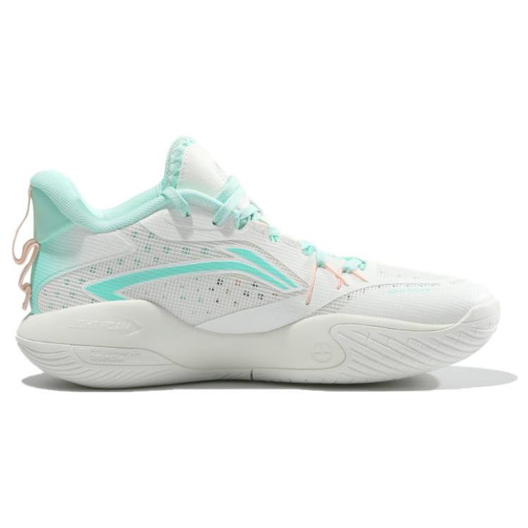 Li Ning Amortyzacja, Odporne na ścieranie Buty do koszykówki za kostkę Męskie Zielone ABPS047-4