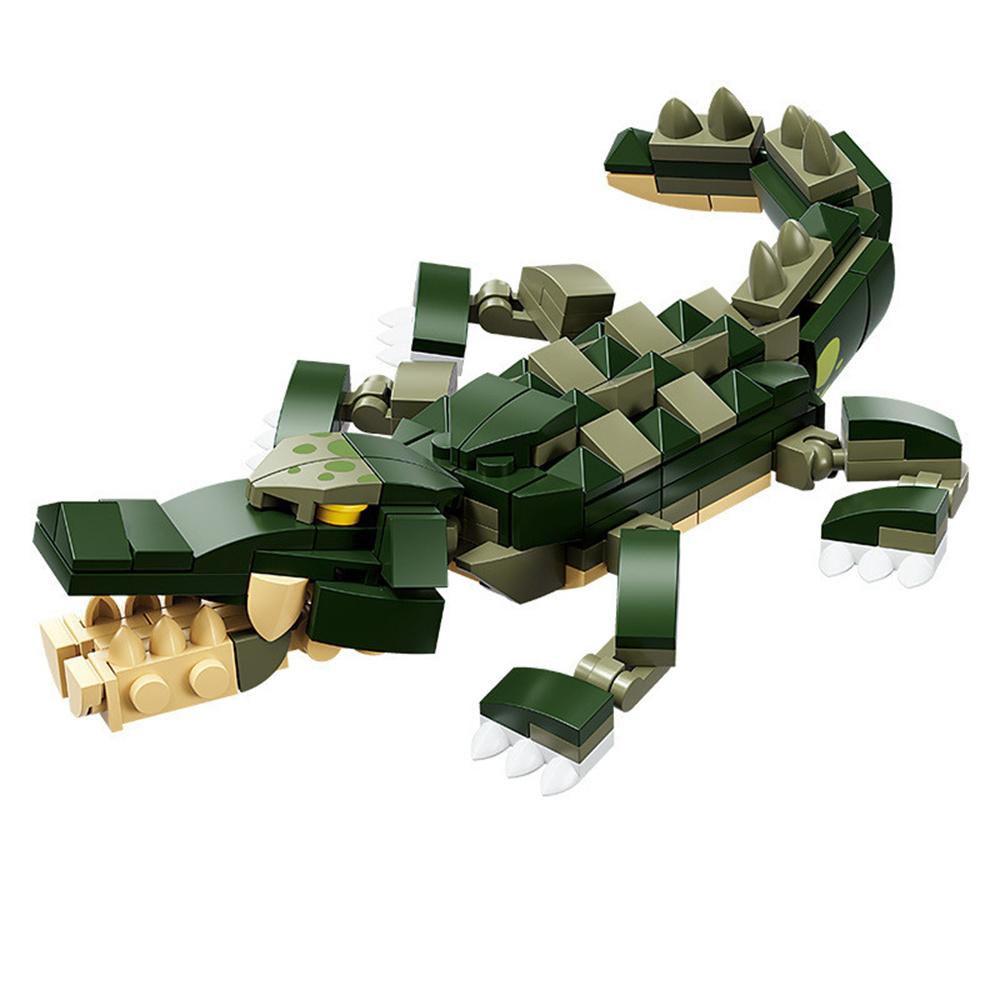 Фигурки животных Лиса Кенгуру Фигурка жирафа Модель Строительные блоки Наборы Игрушки для детей Дикие животные Детские подарки