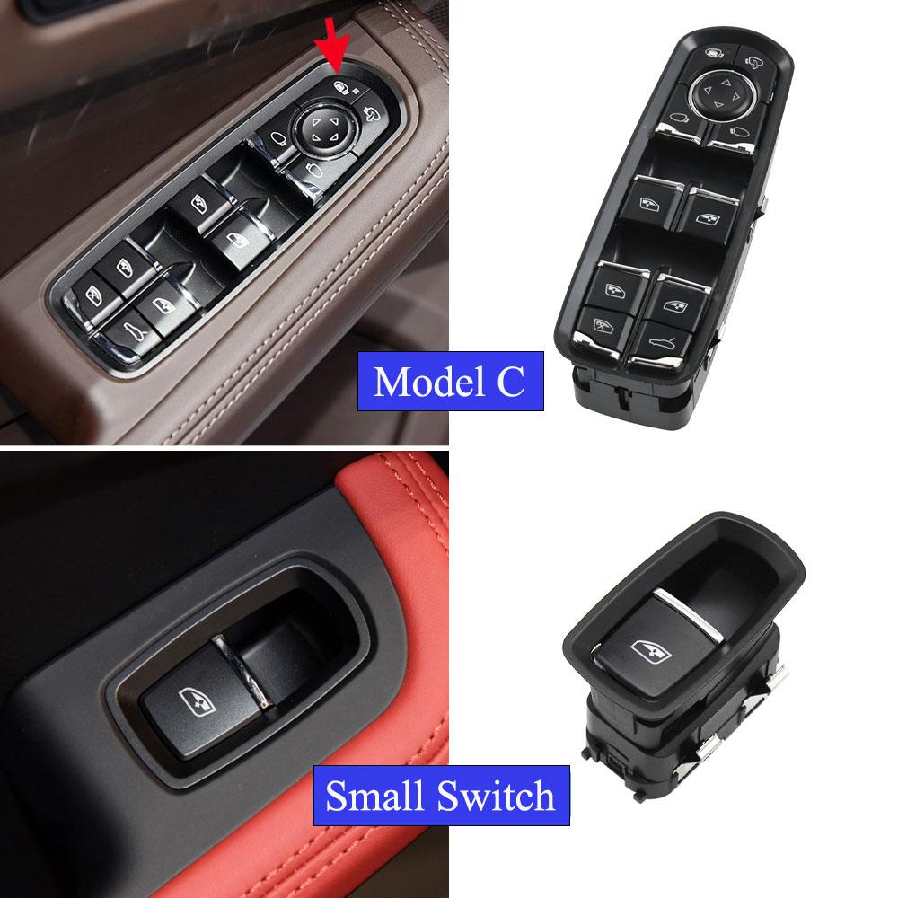 Главный выключатель стеклоподъемника, кнопка управления со стороны пассажира для Porsche Cayenne Panamera Macan