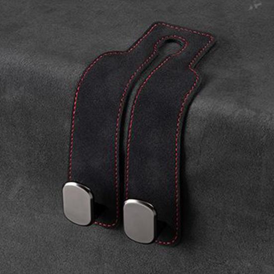 Крючок на подголовник автомобильного сиденья Держатель для телефона Искусственная кожа Сверхпрочный Многофункциональный Универсальный Крепление-органайзер на подголовник для внедорожника Автомобильные аксессуары для интерьера