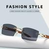 Солнцезащитные очки Мужские Женские Солнцезащитные очки Деревянные оправы Безободковые Черные очки Модные очки