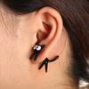 1Pair Funny Black Cat Personality Earring For Women Cute Kitty Animal Earrings