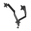 Dual Monitor Compatible with Inch for Two Monitors Arm, Gas-Powered, 13-32 Monitors, Black,