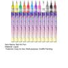 12Pcs Nail Art Pens 3D Quick Dry 0.5MM DIY Gel Nail Art Acrylic Paint
