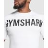 Gymshark Футболка Prime белая A2c5v Wb57
