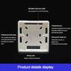 Wiring Organizer 86 Type Switch Socket Box Plastic PVC Junction Back Box External Mounting Box Standard Waterproof