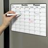 Erasable Monthly Weekly Planner Fridge Sticker Magnetic Menu Board Self-disciplined Plan