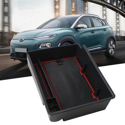 Центральный подлокотник автомобиля, держатель для хранения для Hyundai Kona Elektro Kona EV, органайзер для центральной консоли, уборка