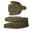 Уличный камуфляжный костюм из полиэфирного волокна, свободный 3D костюм «Леший» с лиственным рисунком для наблюдения за птицами и охоты