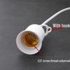 E27 Pendant Lamp Holder with Switch & Split Extension Cord, 2-Pin (Chinese/European Standard)